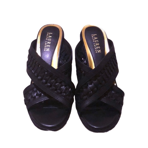 NWOB Lauren Giana Wedge Sandal - Picture 2 of 8